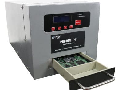 hard disk degaussing machine